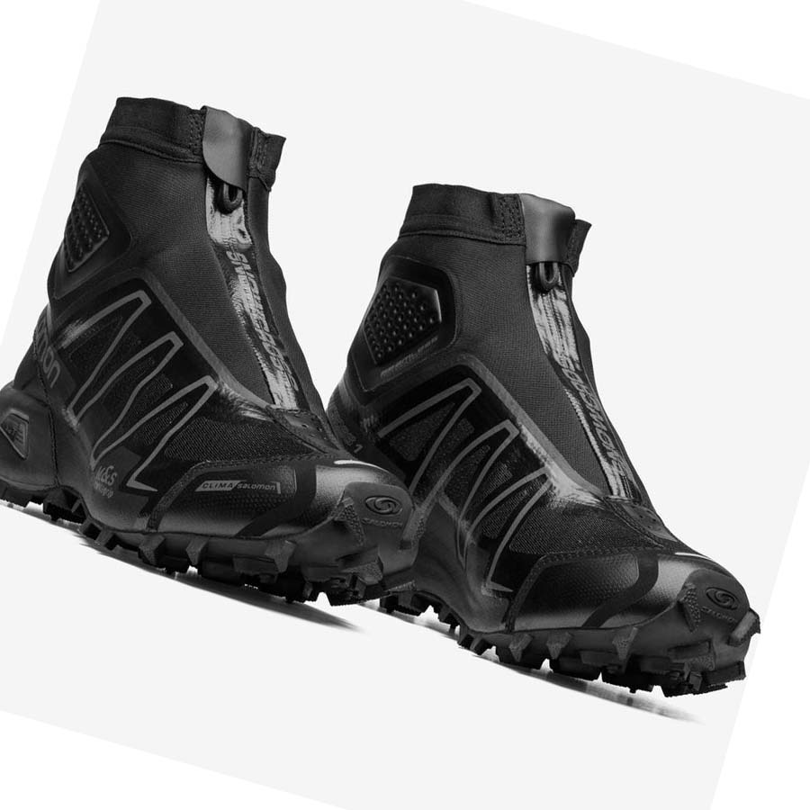 Salomon SNOWCROSS ADVANCED Tornacipő Női Fekete | HU 2941QMA